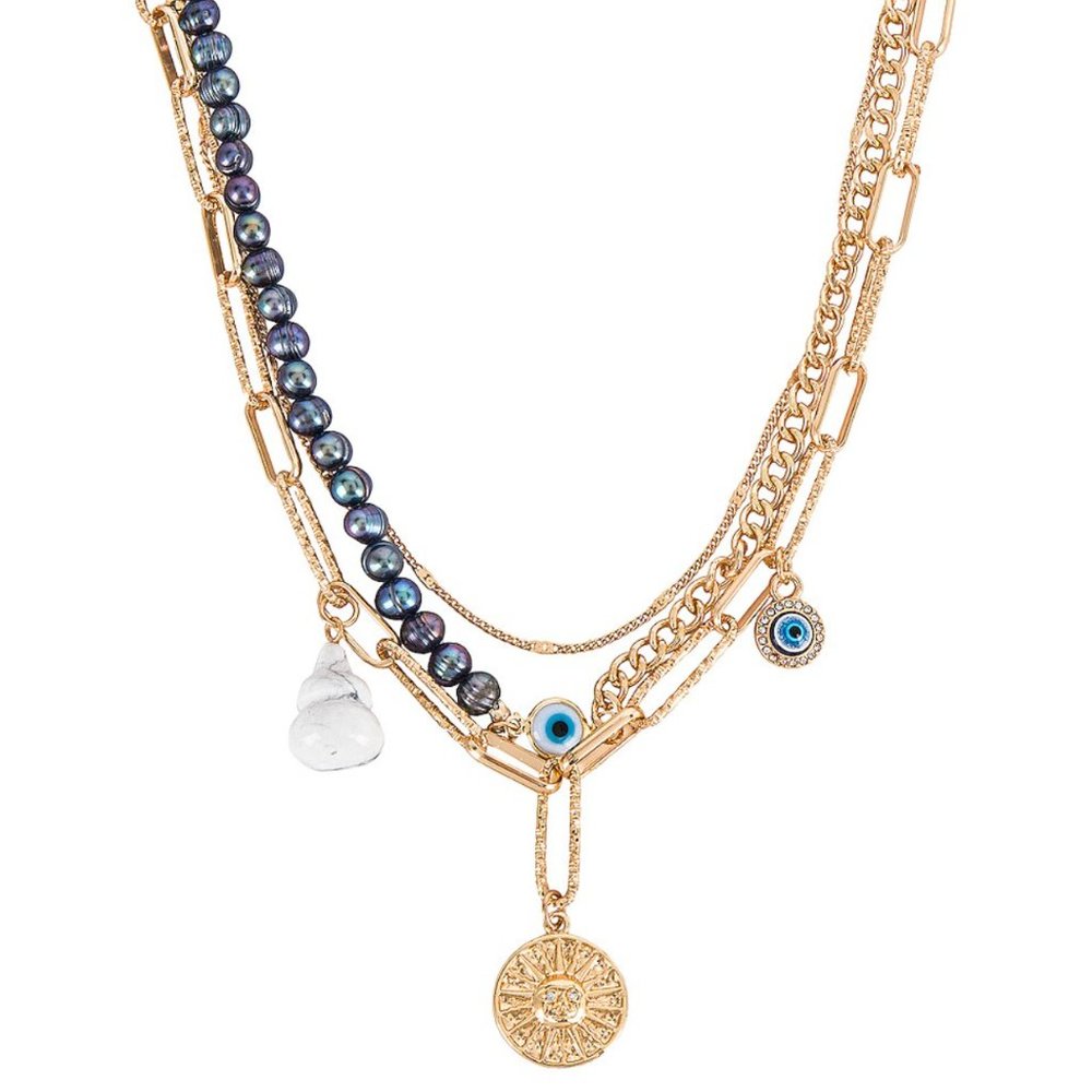 8 OTHER REASONS In The Zone Layered Necklace